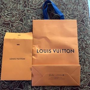 Louis Vuitton Empty Paper Bags